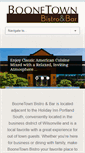 Mobile Screenshot of boonetownbistroandbar.com